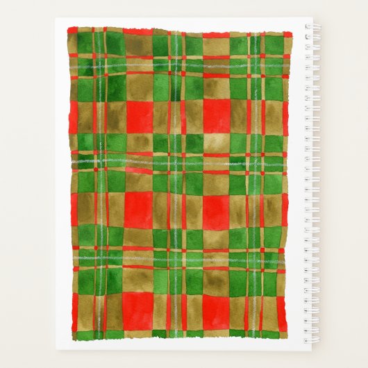 MAC GREGOR TARTAN 8.5x11 Planner / Agenda (Achterkant)