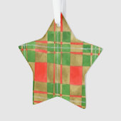 MAC GREGOR TARTAN Acryl Sterren Ornament (voorkant)