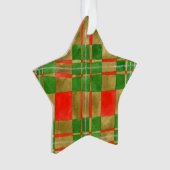 MAC GREGOR TARTAN Acryl Sterren Ornament (voorkant)