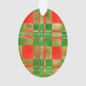 MAC GREGOR TARTAN Acrylovaal Ornament (achterkant)