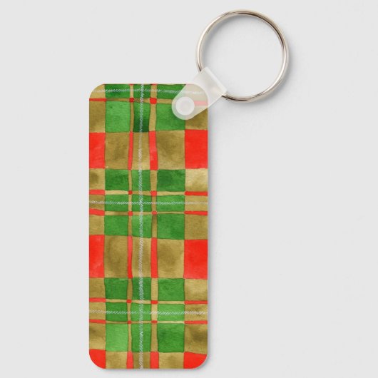 MAC GREGOR TARTAN Aluminium Rectangle Sleutelhange Sleutelhanger (Achterkant)