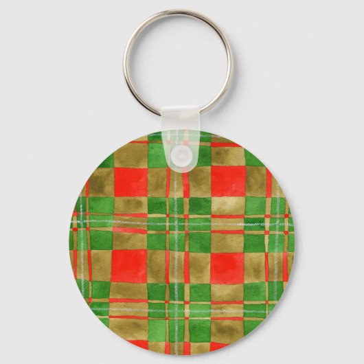 MAC GREGOR TARTAN Aluminium Ronde Sleutelhanger (Voorkant)