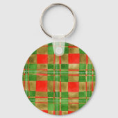 MAC GREGOR TARTAN Aluminium Ronde Sleutelhanger (Achterkant)