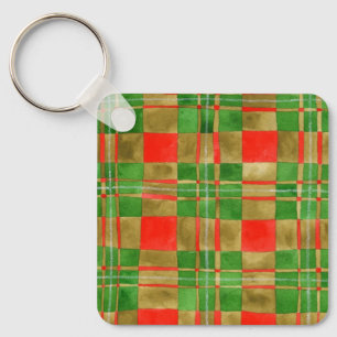 MAC GREGOR TARTAN Aluminium Square Sleutelhanger