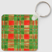 MAC GREGOR TARTAN Aluminium Square Sleutelhanger (Achterkant)