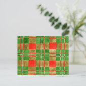 MAC GREGOR TARTAN Ansichtkaart Briefkaart (Staand voorkant)