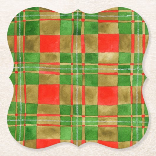 MAC GREGOR TARTAN Bracket Papier Onderzetters (Voorkant)