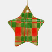 MAC GREGOR TARTAN Ceramic Star Ornament (Rechts)