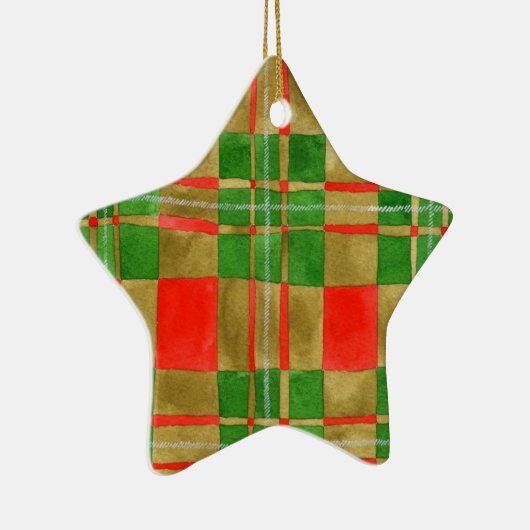 MAC GREGOR TARTAN Ceramic Star Ornament (Rechts)
