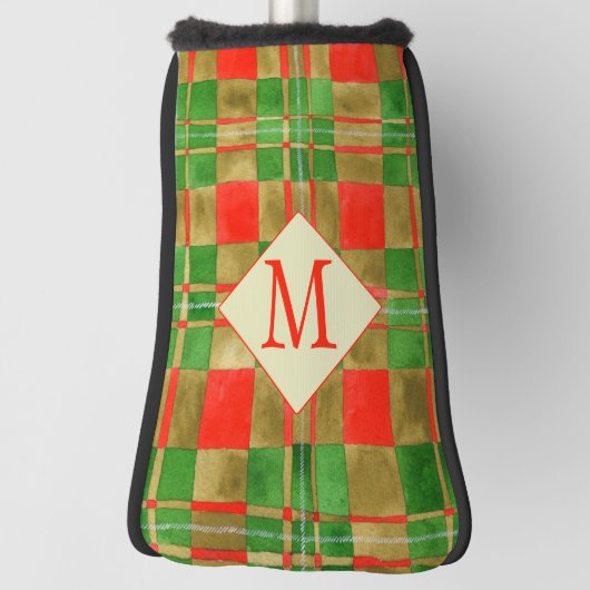 MAC GREGOR TARTAN Golfputter Hoesje + Initiaal Golfheadcover (Draai 90)