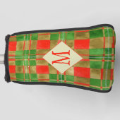 MAC GREGOR TARTAN Golfputter Hoesje + Initiaal Golfheadcover (Voorkant)