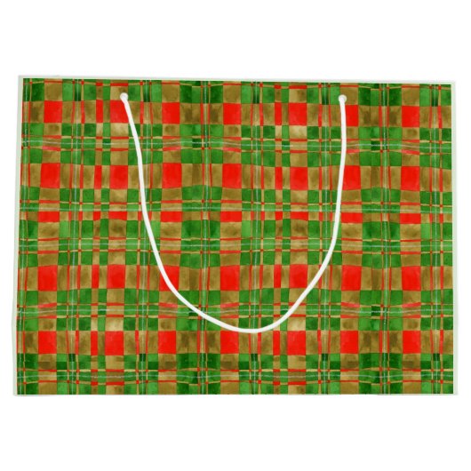 MAC GREGOR TARTAN Grote Gift Bag Groot Cadeauzakje (Achterkant)
