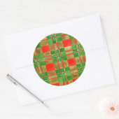 MAC GREGOR TARTAN Grote Ronde Stickers (Envelop)