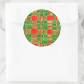 MAC GREGOR TARTAN Grote Ronde Stickers (Tas)