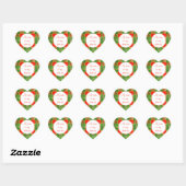 MAC GREGOR TARTAN Heart Matte Stickers (Vel)