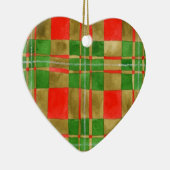 MAC GREGOR TARTAN Keramisch Hart Ornament (Rechts)
