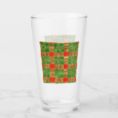 MAC GREGOR TARTAN Pint Glass Glas (Achterkant)