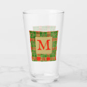MAC GREGOR TARTAN Pint Glass + Initiaal Glas (Achterkant)