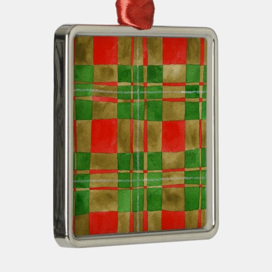 MAC GREGOR TARTAN Premium Square Ornament (Rechts)