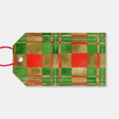 MAC GREGOR TARTAN rechthoek "Hand gemaakt" Labels Cadeaulabel (Achterkant Horizontaal)