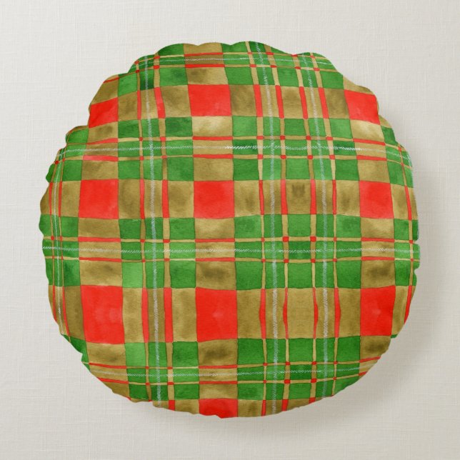 MAC GREGOR TARTAN Rond Sierkussen Kussen (Voorkant)