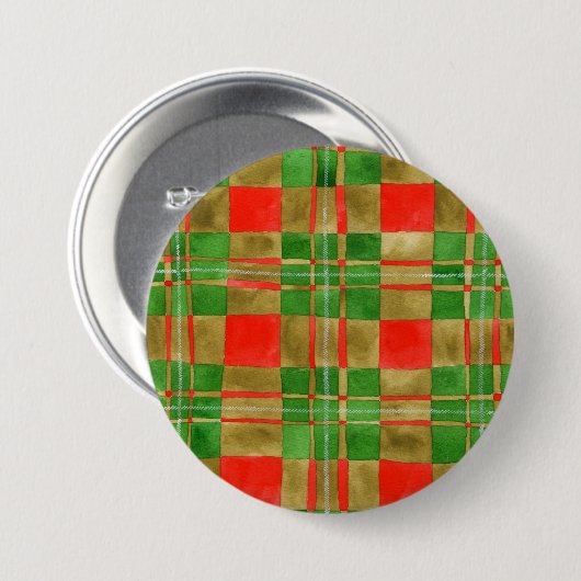 MAC GREGOR TARTAN Ronde Pin Button (Voorkant /achterkant)