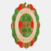 MAC GREGOR TARTAN Schulpapier Ornament Kaart (Rechts)