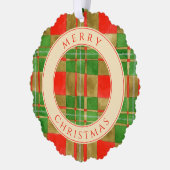 MAC GREGOR TARTAN Schulpapier Ornament Kaart (Links)