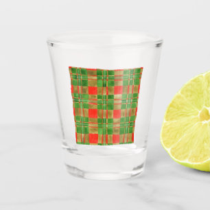 MAC GREGOR TARTAN Shot Glass Glas