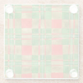 MAC GREGOR TARTAN Square Glass Onderzetter (Achterkant)
