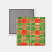 MAC GREGOR TARTAN Square Magnet (Voorkant / Achterkant)