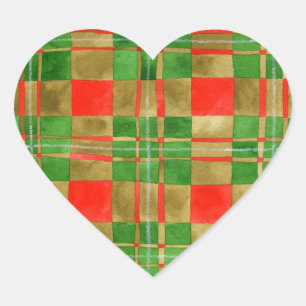 MAC GREGOR TARTAN Stickers van het Hart