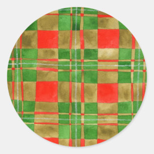 MAC GREGOR TARTAN Stickers voor kleine ronde
