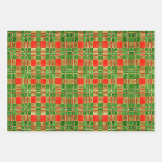 MAC GREGOR TARTAN Vlak Blad Verpakkend Document Inpakpapier Vel (Voorkant)