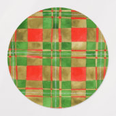 MAC GREGOR TARTAN Waterbestendige Labels (Design 1)