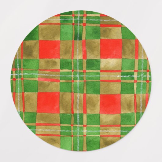 MAC GREGOR TARTAN Waterbestendige Labels (Design 1)