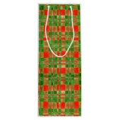 MAC GREGOR TARTAN Wijn geschenkzak Wijn Cadeautas (Achterkant)