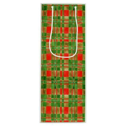 MAC GREGOR TARTAN Wijn geschenkzak Wijn Cadeautas (Voorkant)