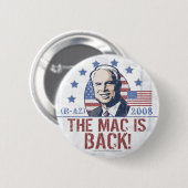 Mac is Back-Button Ronde Button 5,7 Cm (Voorkant /achterkant)
