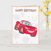 Mac koningin Verjaardagskaart Kaart (Gele Bloem)