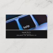 Mac-laptopservice met computerreparatie visitekaartje (Achterkant)