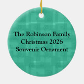 Mac Loves Cheese, Funny Cute Macaroni + Cheese Keramisch Ornament (Achterkant)