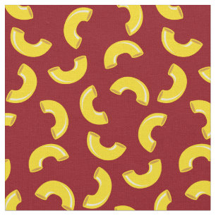 Mac n Cheese en Macaroni Noodles Cute Food Kindere Stof