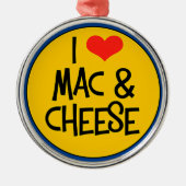 Mac n Cheese-magneet Metalen Ornament (Voorkant)