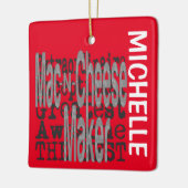 Mac-N-Cheese Maker Extraordinaire CUSTOM Keramisch Ornament (Links)