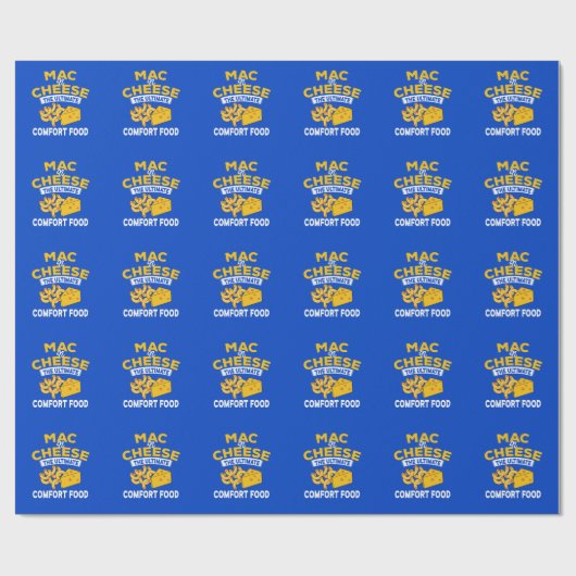 Mac n Cheese Wrapping Paper Cadeaupapier (Vlak)