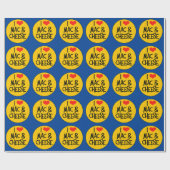 Mac n Cheese Wrapping Paper Cadeaupapier (Vlak)
