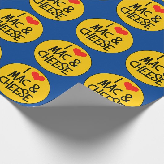 Mac n Cheese Wrapping Paper Cadeaupapier (Hoek)