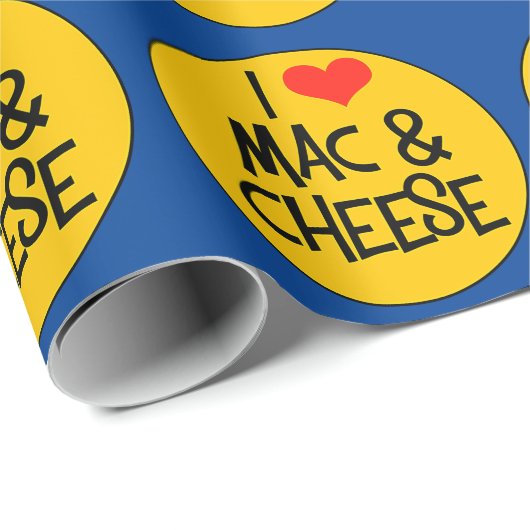 Mac n Cheese Wrapping Paper Cadeaupapier (Rol Hoek)