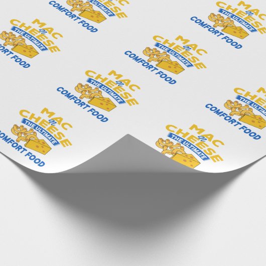 Mac n Cheese Wrapping Paper Cadeaupapier (Hoek)